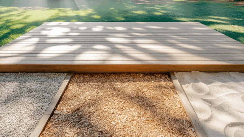 Gravel, Mulch, or Sand: What Goes Under a Deck?