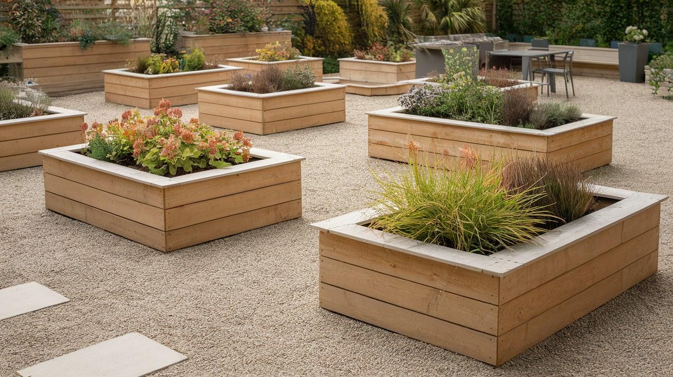Gravel_Patio_with_Movable_Planter_Dividers