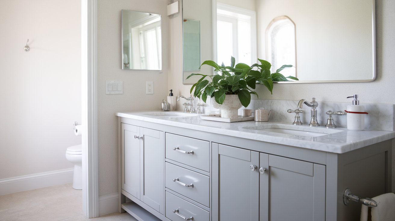 Grey_Vanity_with_White_Marble_Top