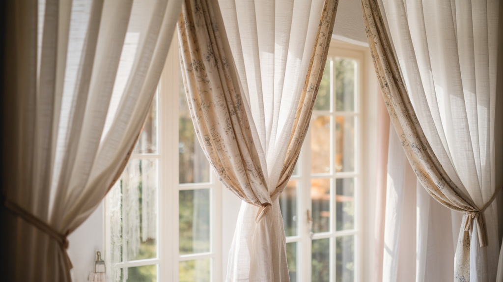 Hang Sheer or Linen Curtains