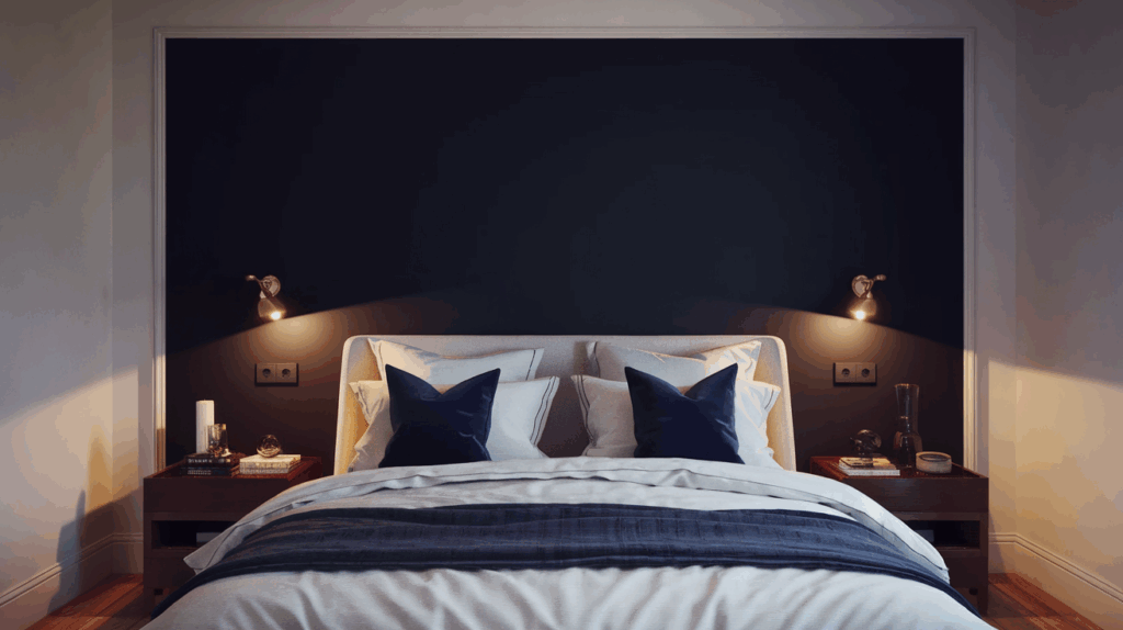 How to Add a Dark Accent Wall to Your Bedroom