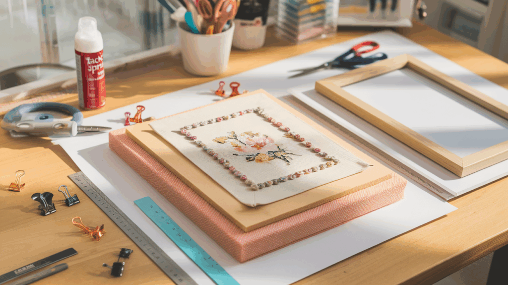 How to Frame Your Finished Cross Stitch at Home