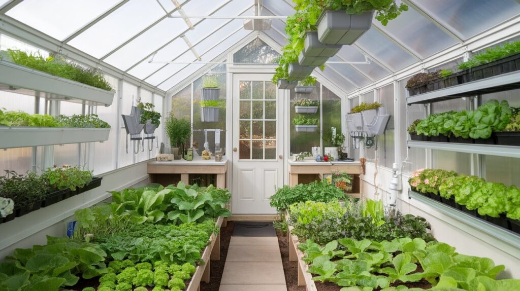 Inspiring Small Greenhouse Interior Layout Ideas
