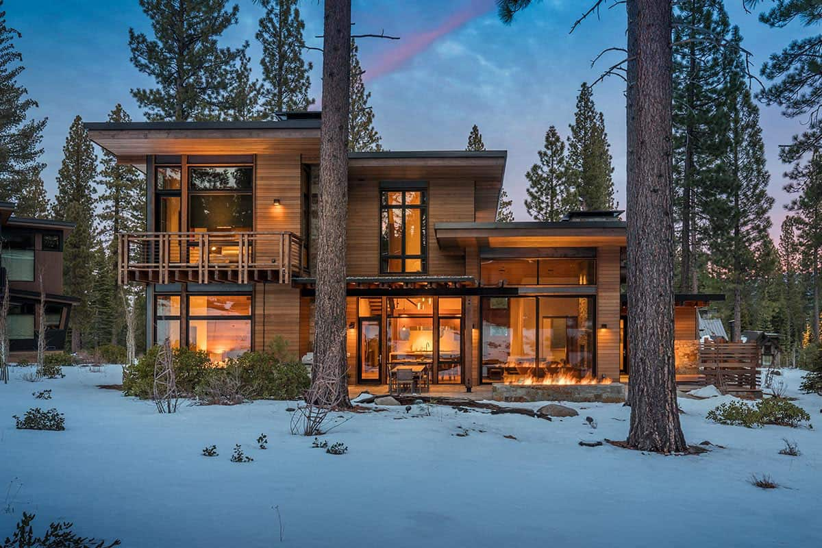 A Modern mountain home