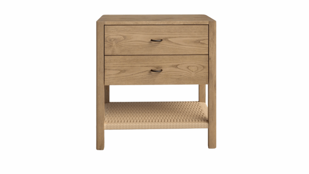 Nightstands with Fluted Details
