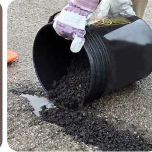 Fill with Cold Lay Tarmac