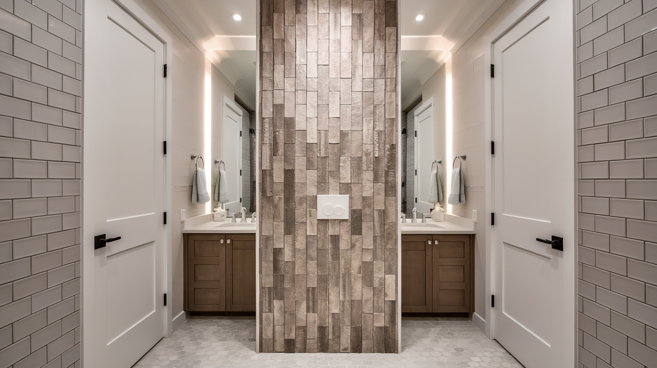 Tile_Accent_Wall_Between_Doors