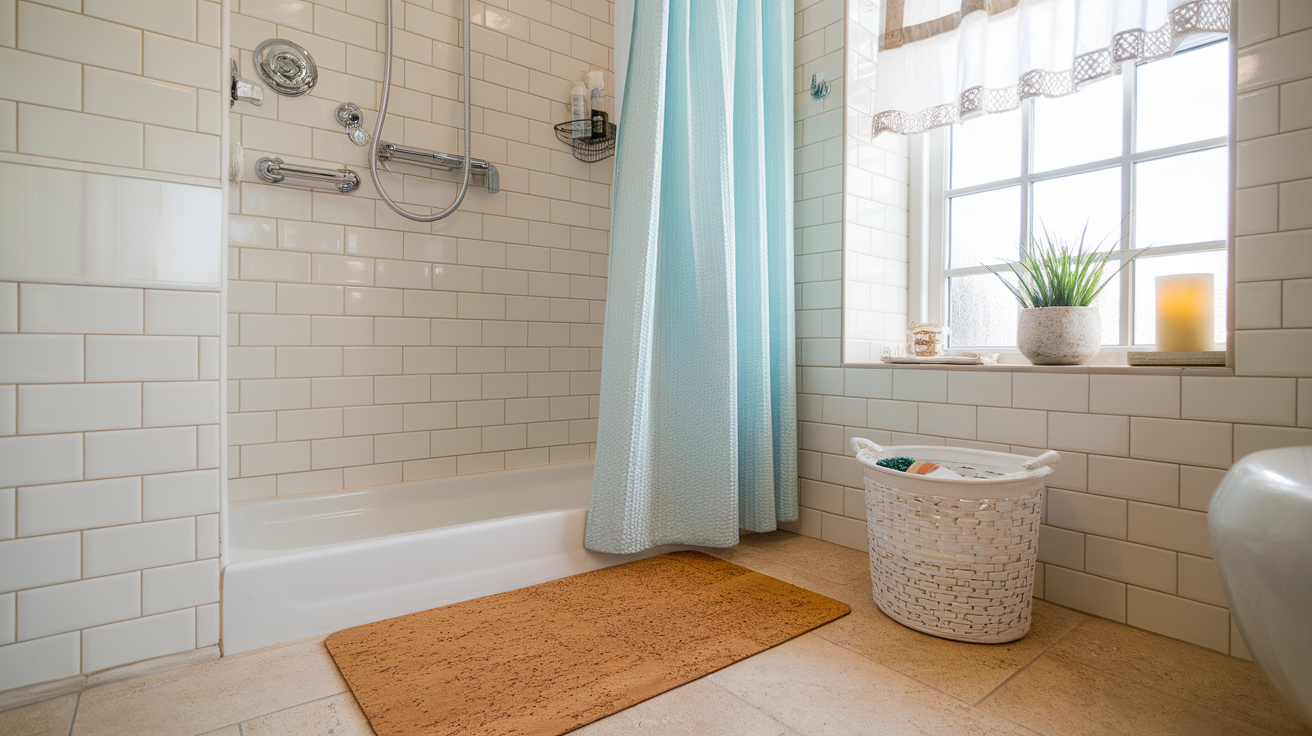 Use_a_Cork_Bath_Mat