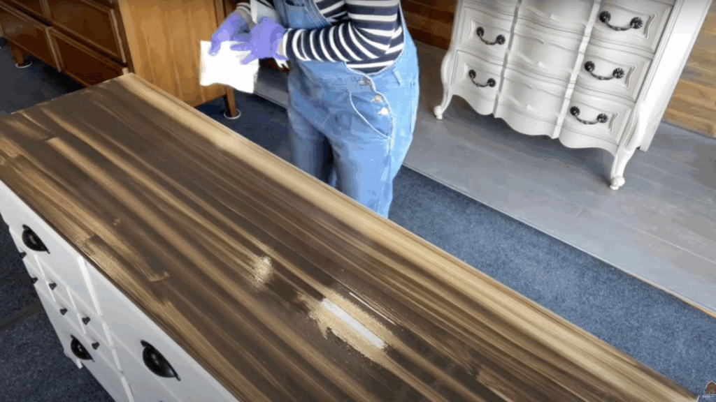 Wipe Off the Excess Stain