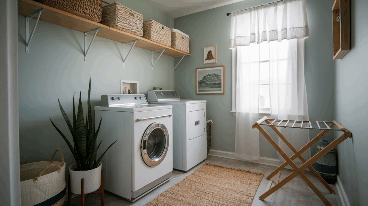 20 Affordable DIY Laundry Room Makeover Ideas - Opple House