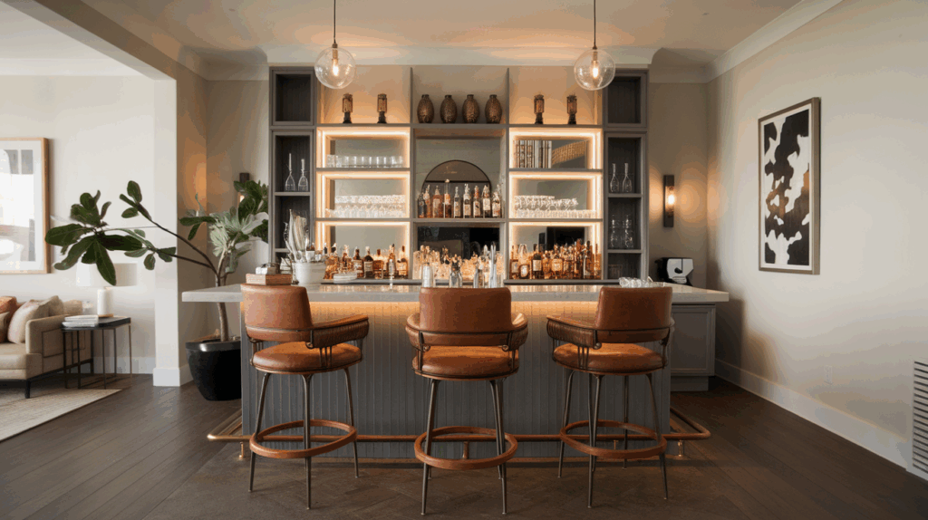 home bar dimensions
