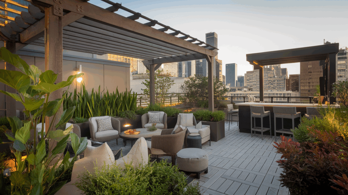 18 Creative Roof Deck Design Ideas for Your Urban Oasis - Opple House