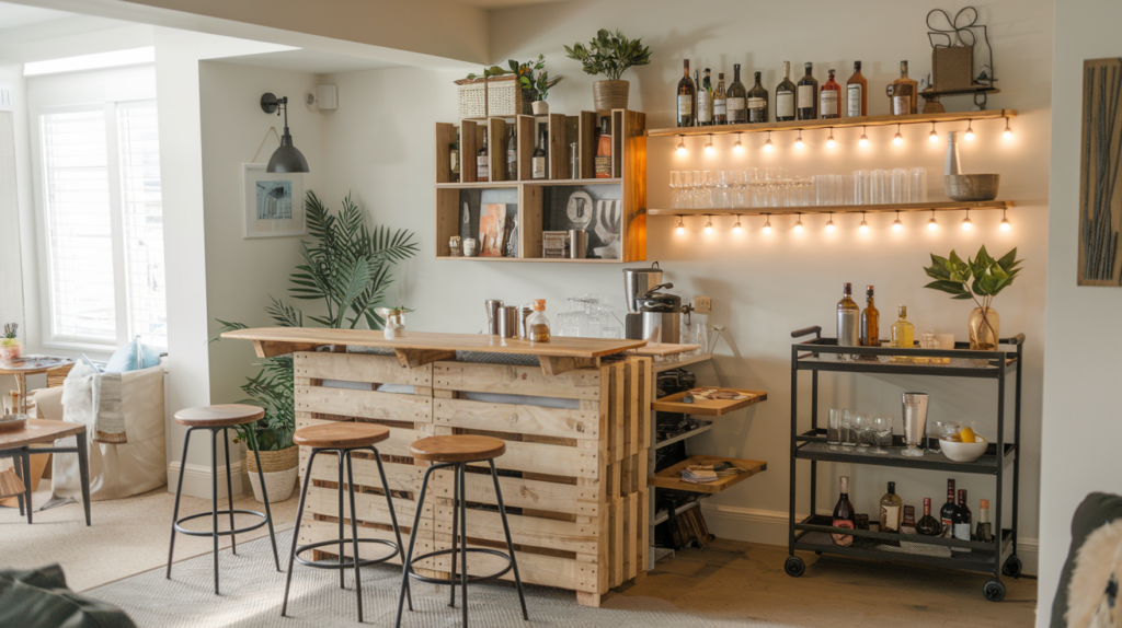 21 DIY Home Bar Ideas You Can Try