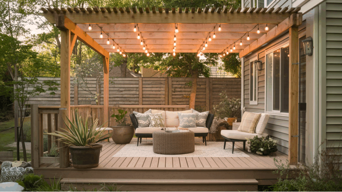 24 Budget-Friendly Covered Deck Ideas - Opple House