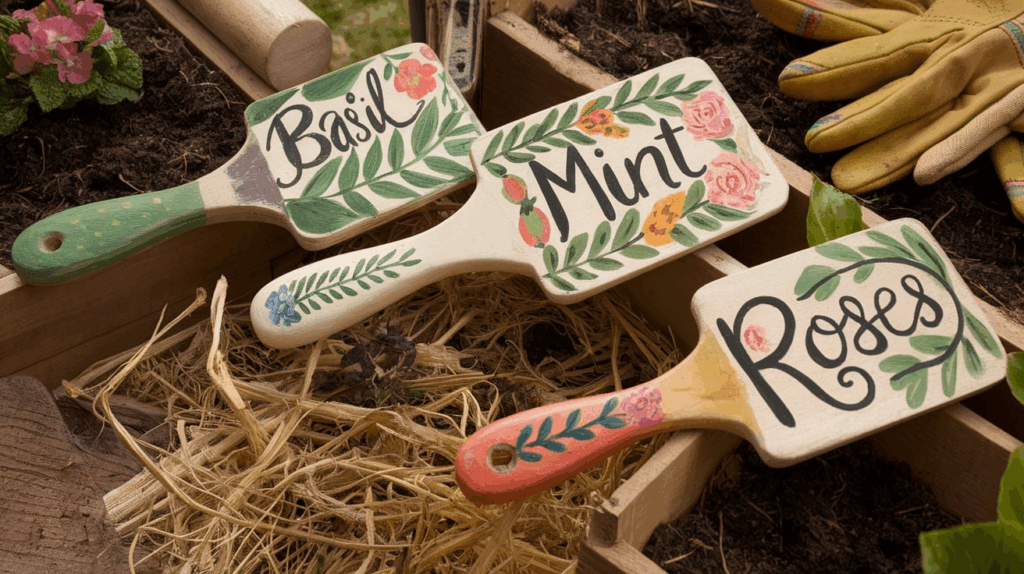 4. Wooden Paint Paddles
