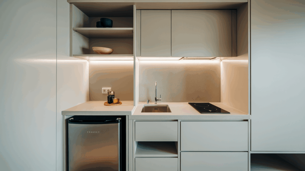 A Minimalist Kitchenette