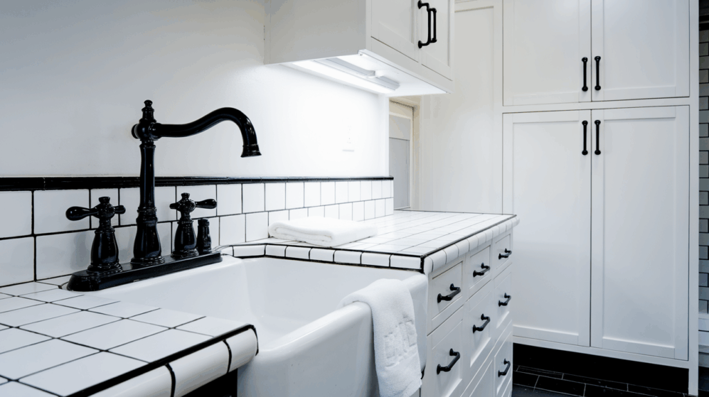 Accentuating with Black Fixtures