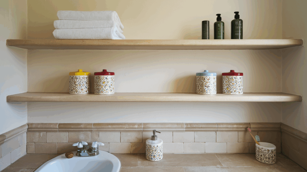 Add Shelves Above the Counter
