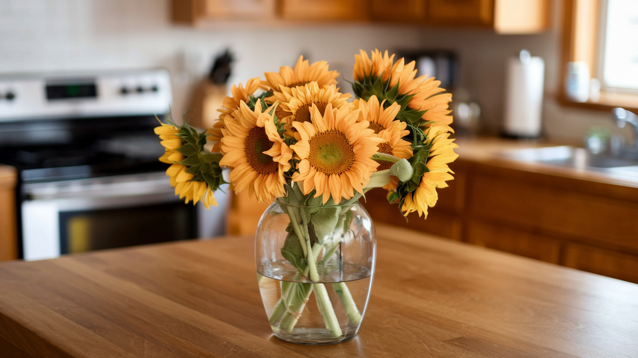 Add a Vase of Fresh Flowers