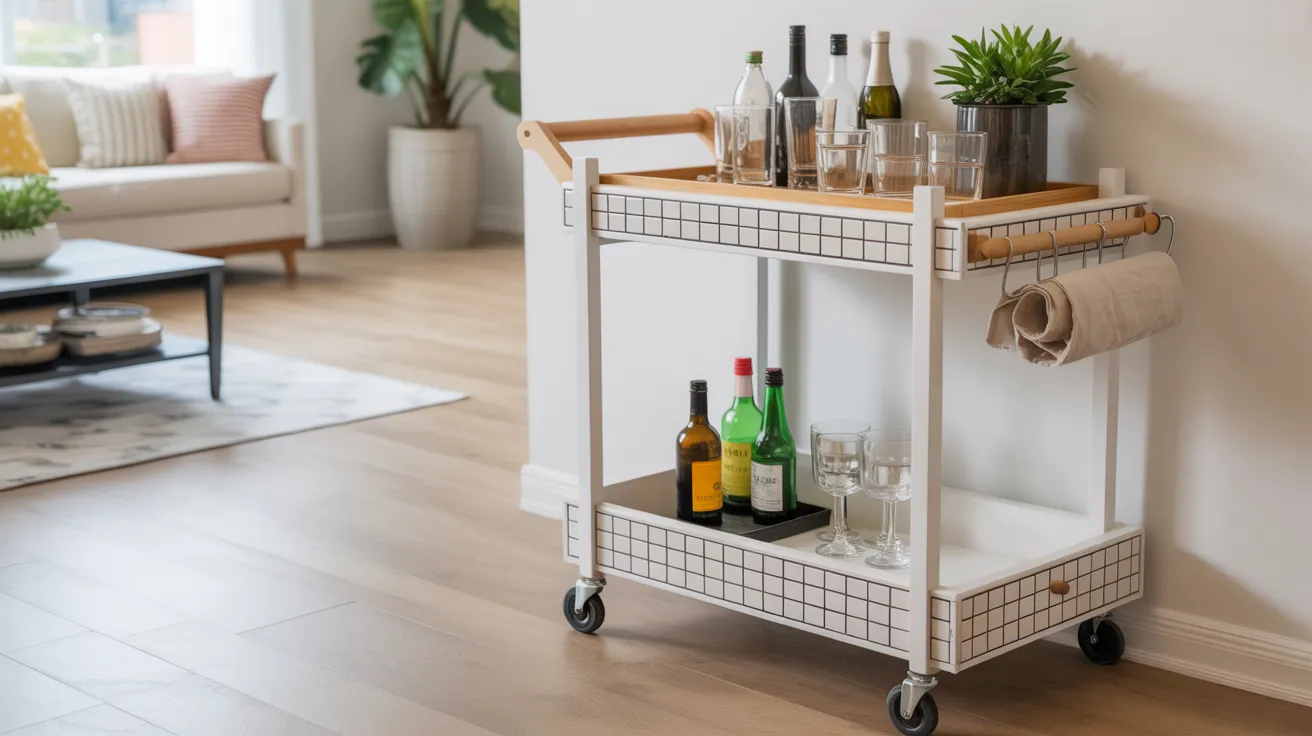 Bar Cart Makeover