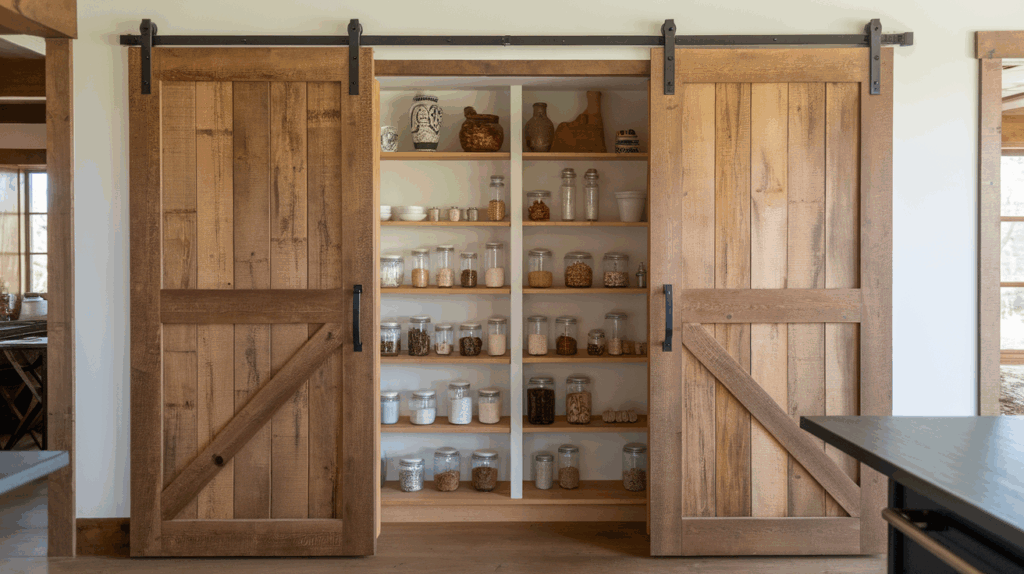  Barn Doors for Pantry Storage