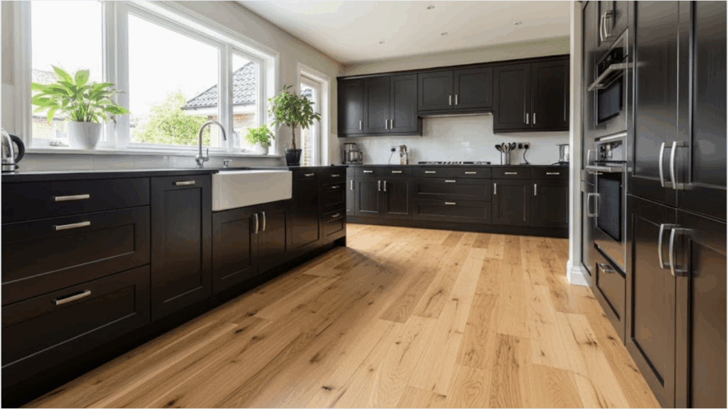 Best Flooring Options for Dark Kitchen Cabinets
