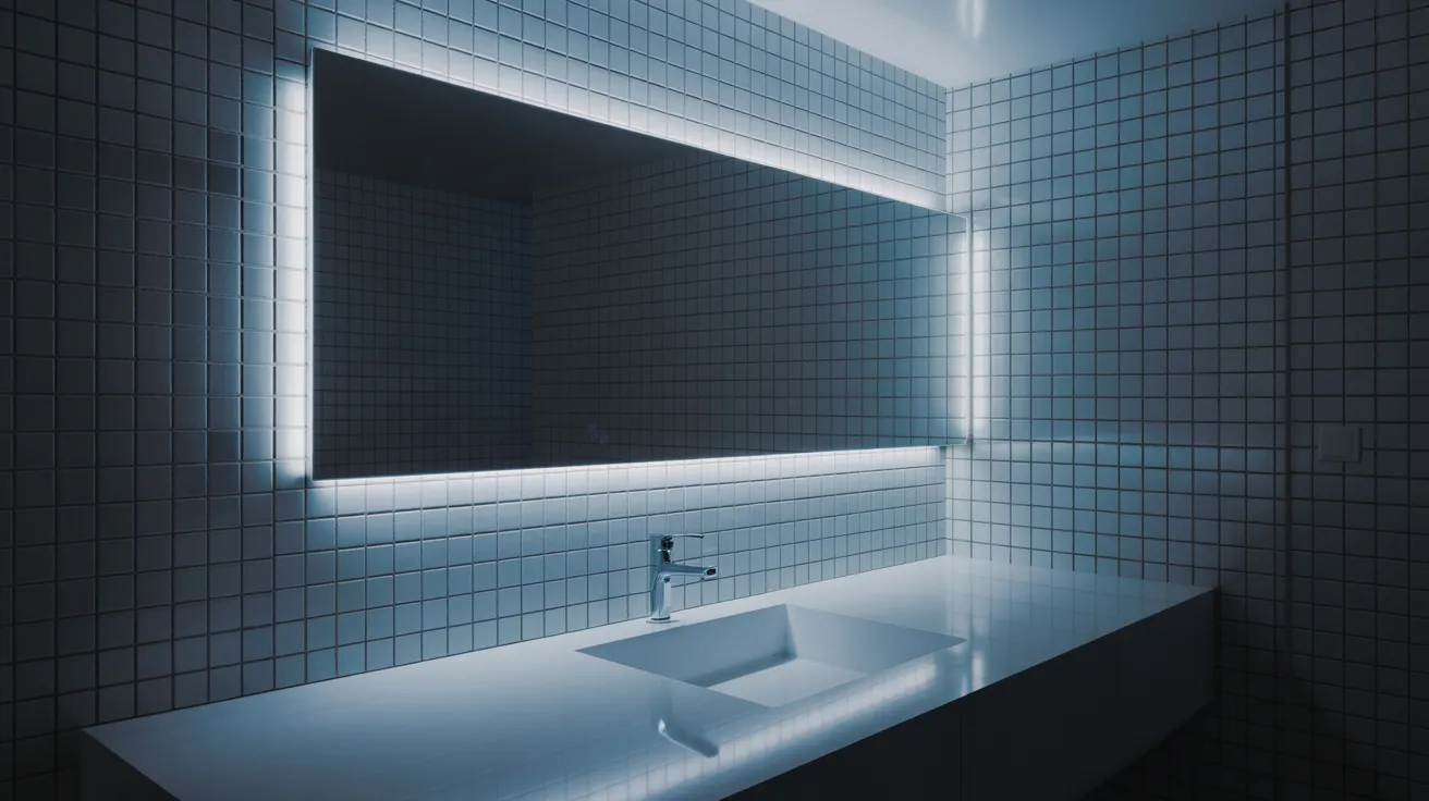 Black Tiles with LED Lighting
