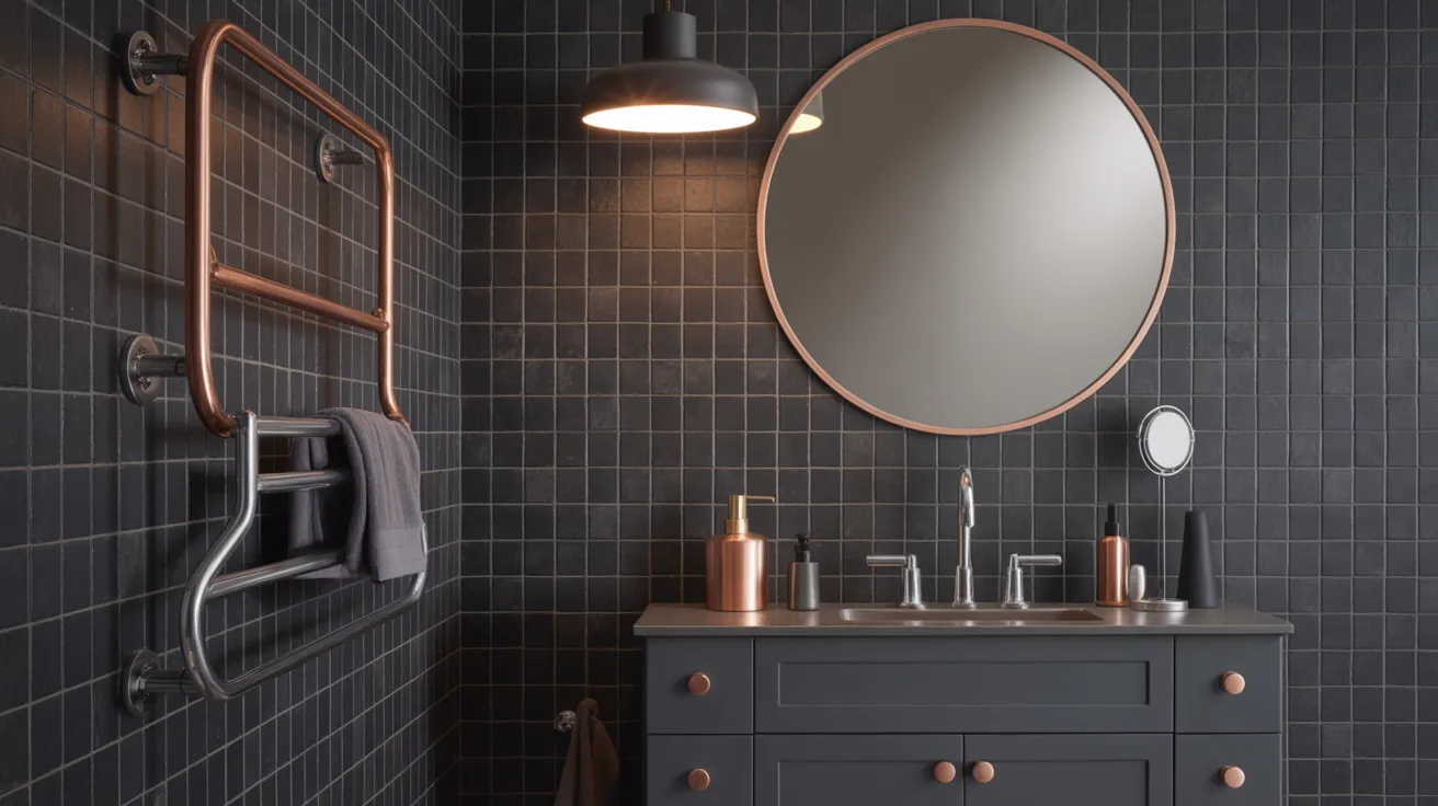 Black Tiles with Mixed Metals