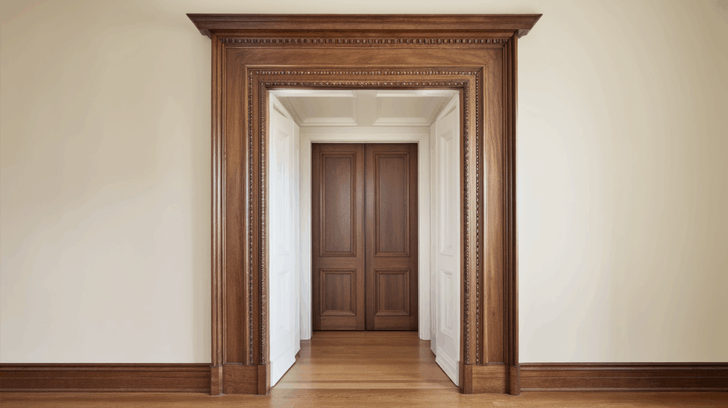 Bold and Boxy Casing Around Doors