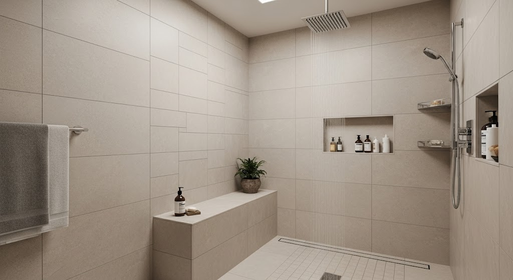 Built-In Shower Bench