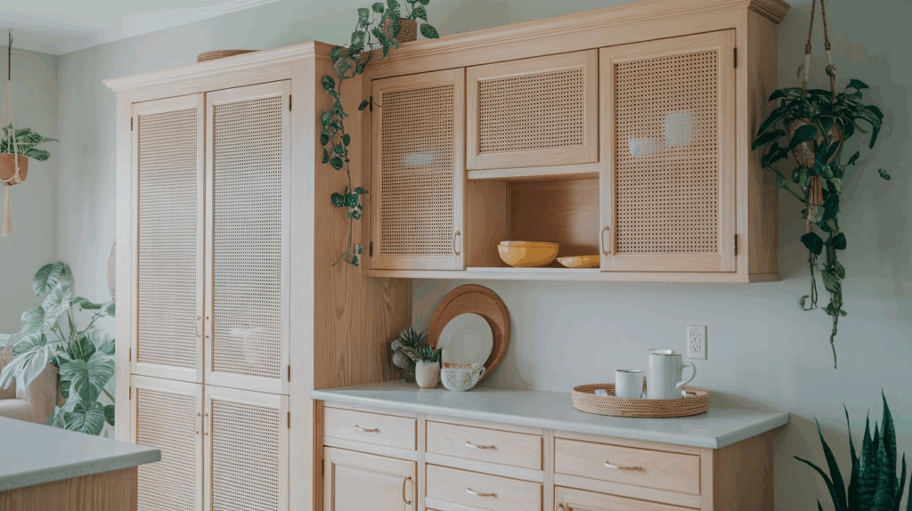 Cane Cabinet Inserts