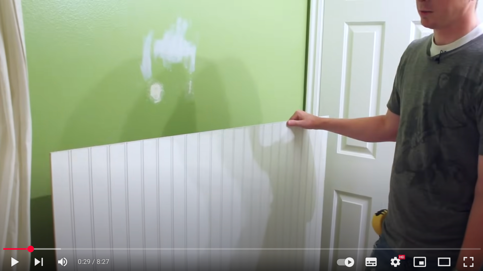 How to Install Beadboard Wainscoting on a Budget? - Opple House