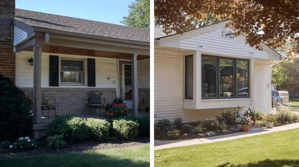 Closed-Off Ranch: Added Glass for Light