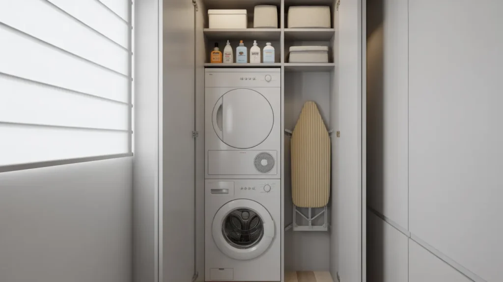 Compact Laundry Closet