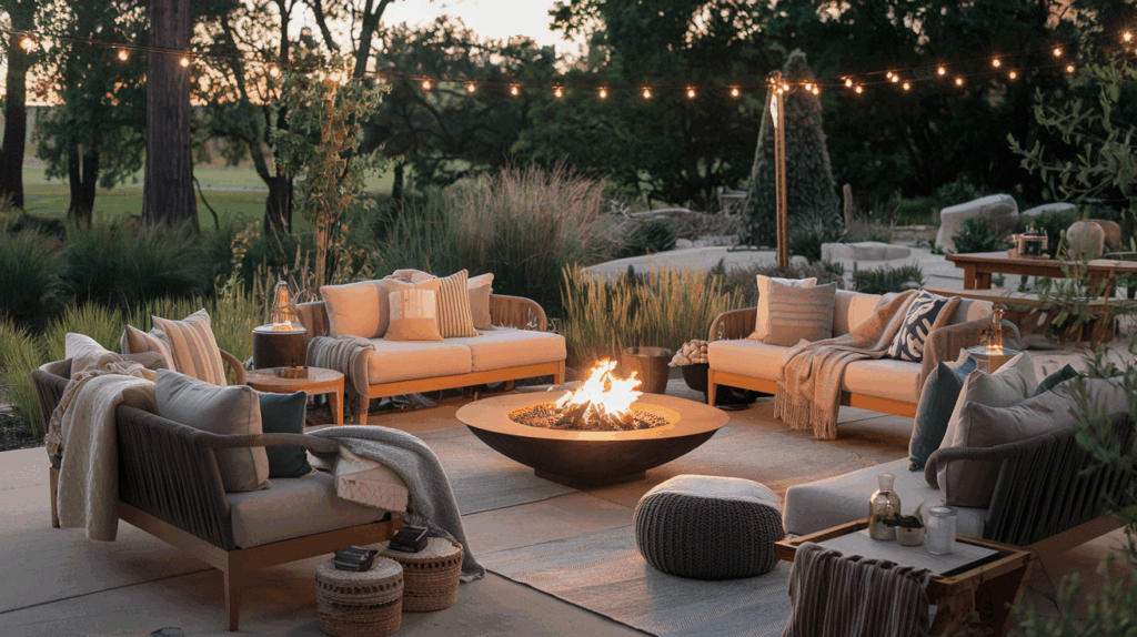 Cozy Outdoor Lounge