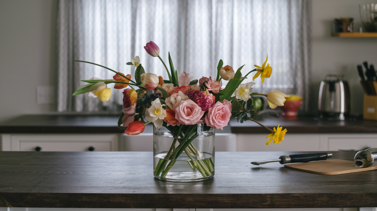Create a DIY Flower Arrangement