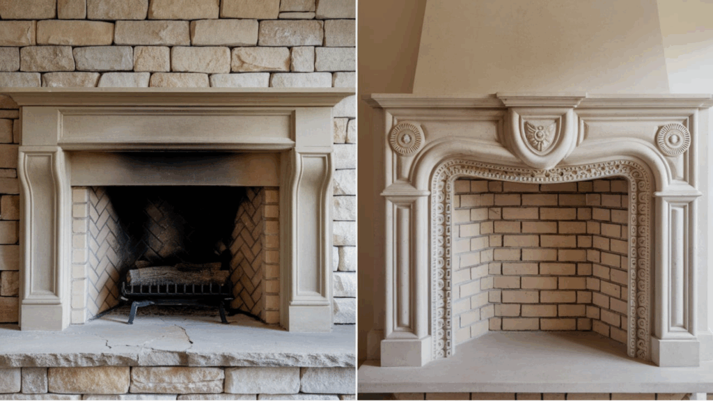 Custom-Cut Stone Surround