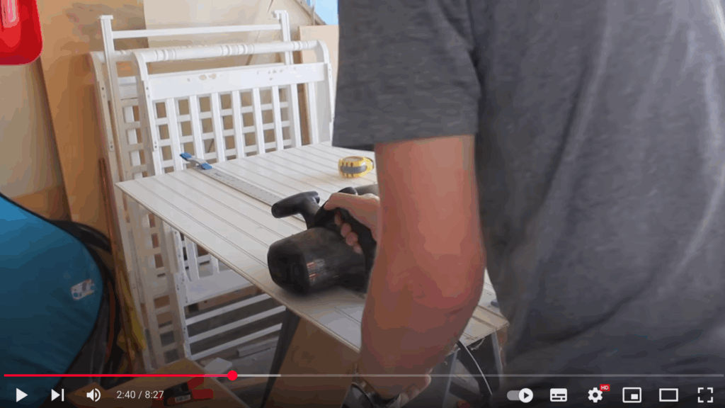 Cut Your Panels with a Skill Saw