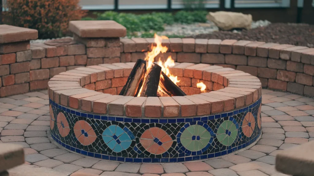 Decorative Tile Fire Pit