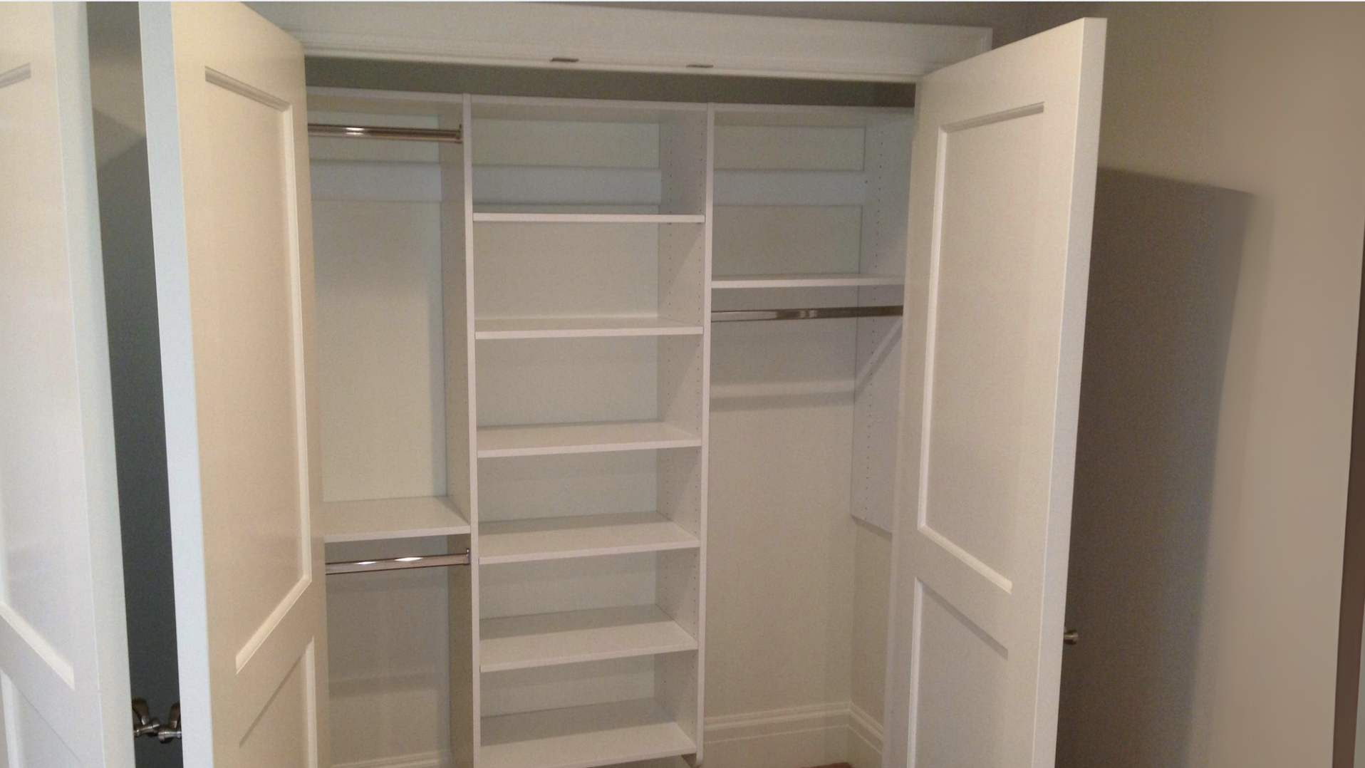 Empty Closet or Hanging Rack