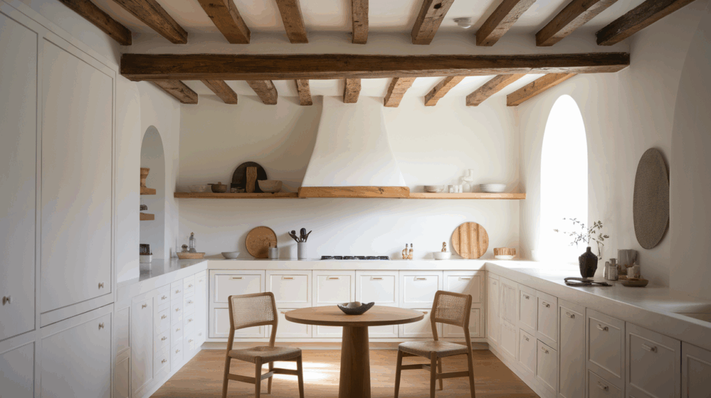 Exposed Wooden Beams
