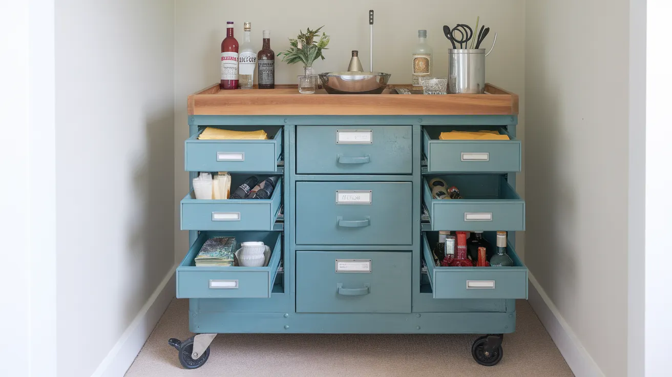 File Cabinet Drink Station