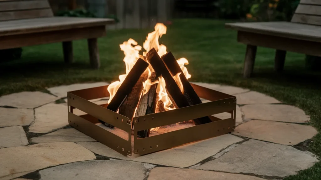 Folding Metal Fire Pit