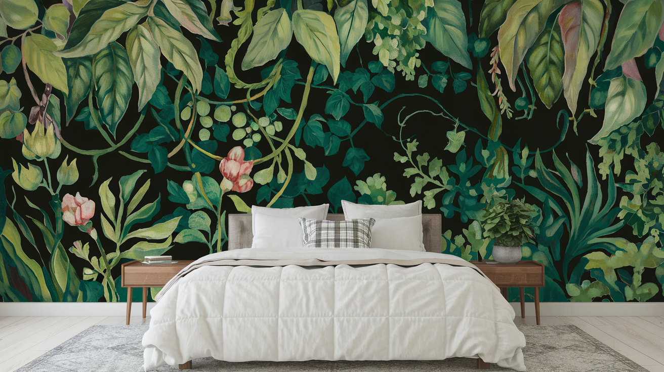 Foliage Mural Feature Wall