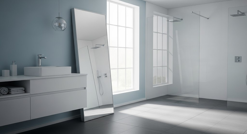 Frameless Full-Length Mirror