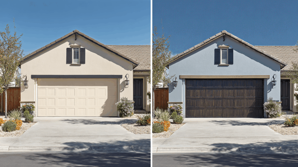 Front-Facing Garage Ranch: Made Less Dominant