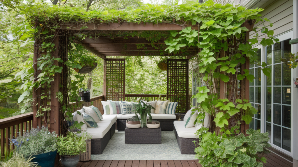 Garden Trellis as Partial Shade