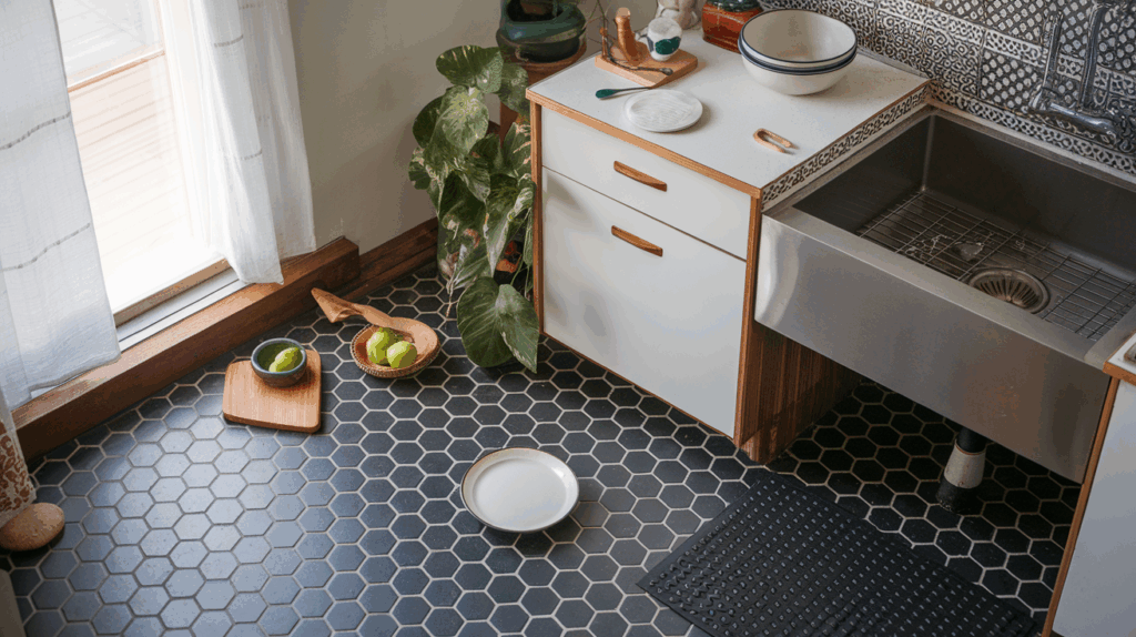 Geometric Floor Tiles