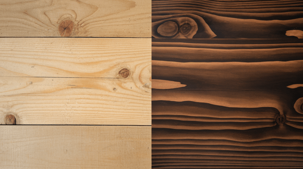 Go for a Natural or Stained Finish