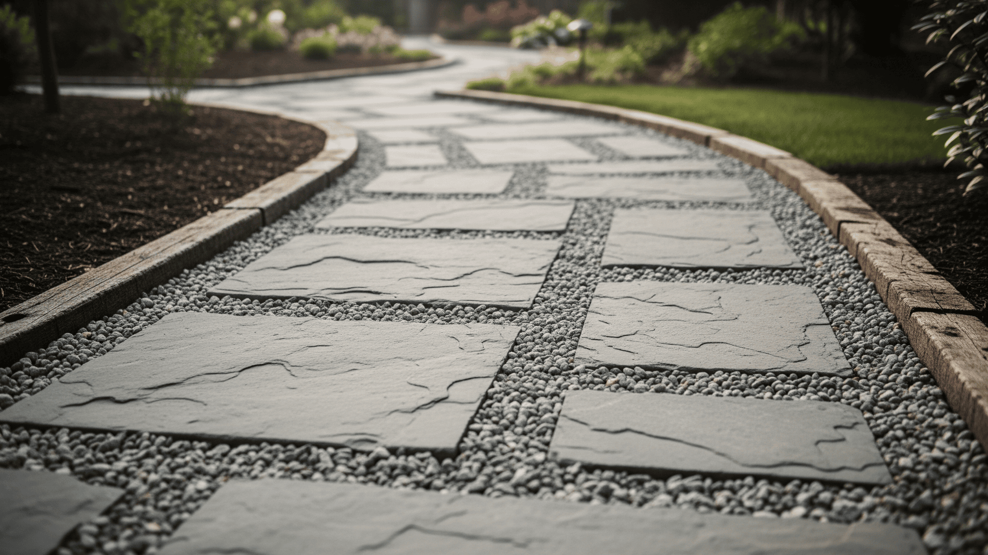 Gravel and Stepping Stone Mix